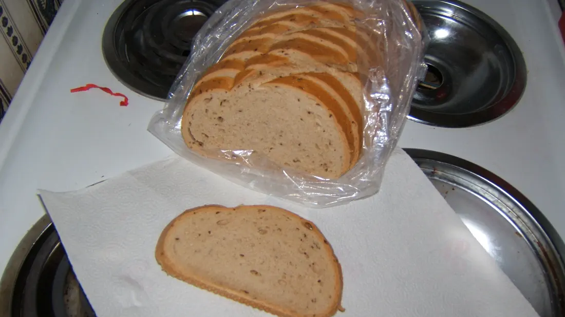 A sliced wholegrain loaf