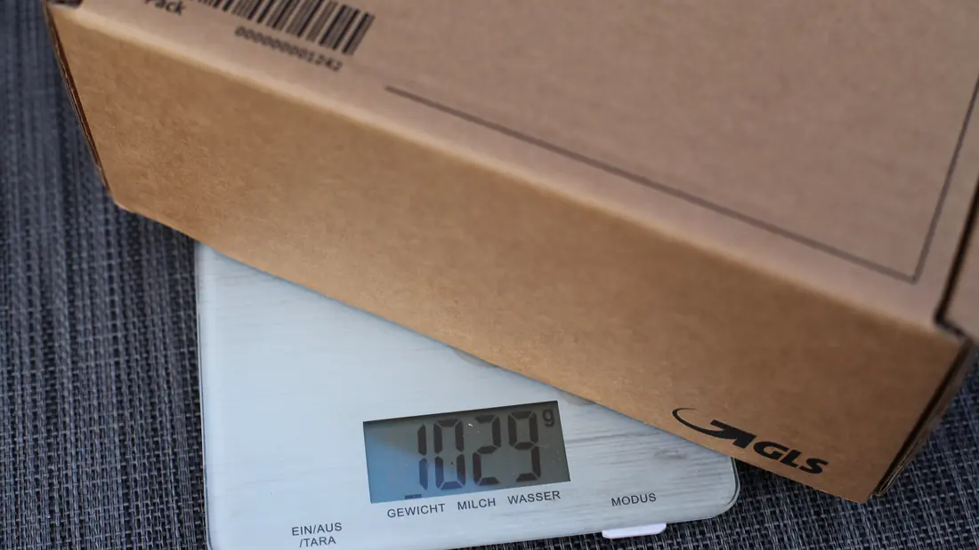 Ingredients being weighed on a kitchen scale
